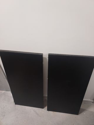 Mesa Ikea negra extensible BJURSTA