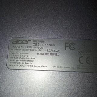 Portátil Chromebook Acer