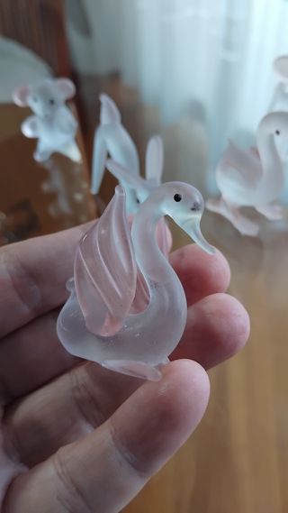 Set animali cristallo - 7 pezzi