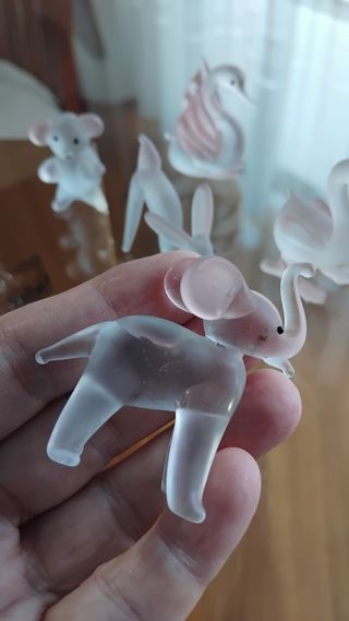 Set animali cristallo - 7 pezzi