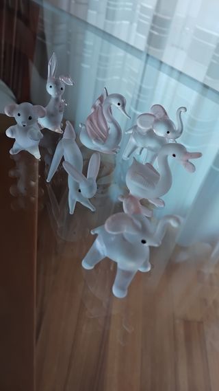 Set animali cristallo - 7 pezzi