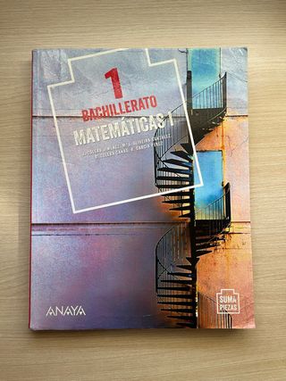 Matemáticas 1º Bachillerato Anaya