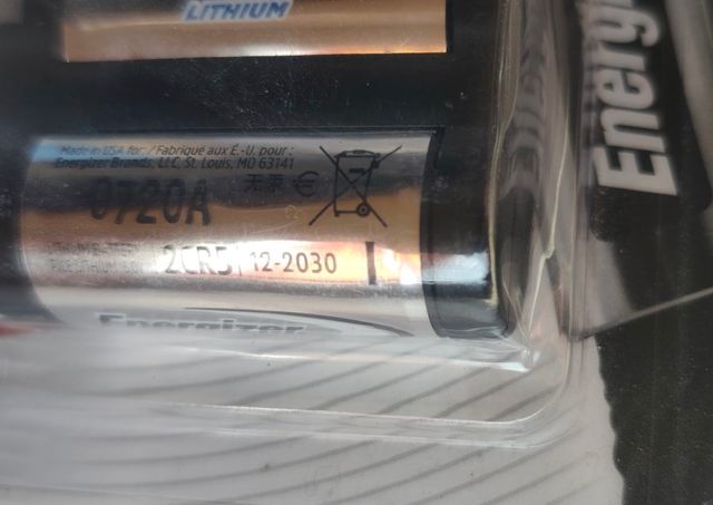 Batteria Energizer 2CR5 (6V) - Nuova, prodotta negli Stati Uniti