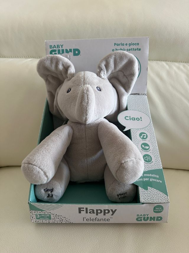 Flappy l'elefante Baby Gund giocattolo