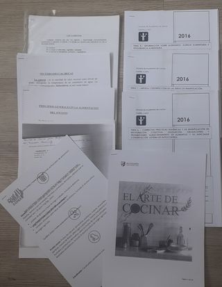 Temario oposiciones cocina