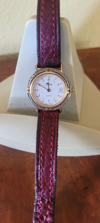 Reloj Lotus mujer correa piel granate
No envíos 
