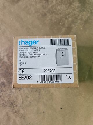 Interruptor Crepuscular Hager EE702