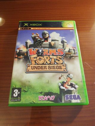 Worms Forts Under Siege Xbox pal España 