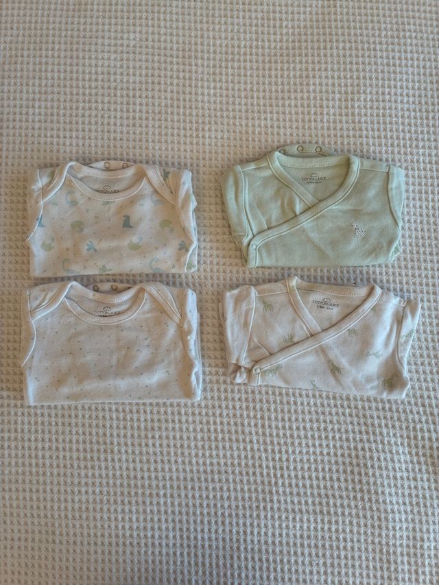 4 Bodys Bebé (1-3 meses) - Cotton Juice