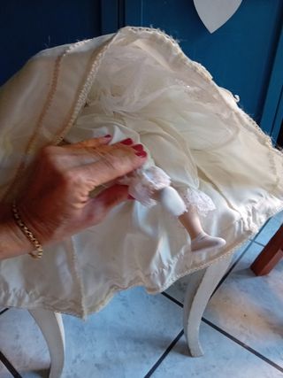 Bambola sposa porcellana