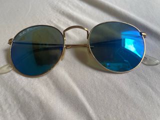 Ray-Ban redondas azules polarizadas