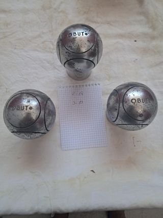 3 Bolas Petanca OBUT Match 