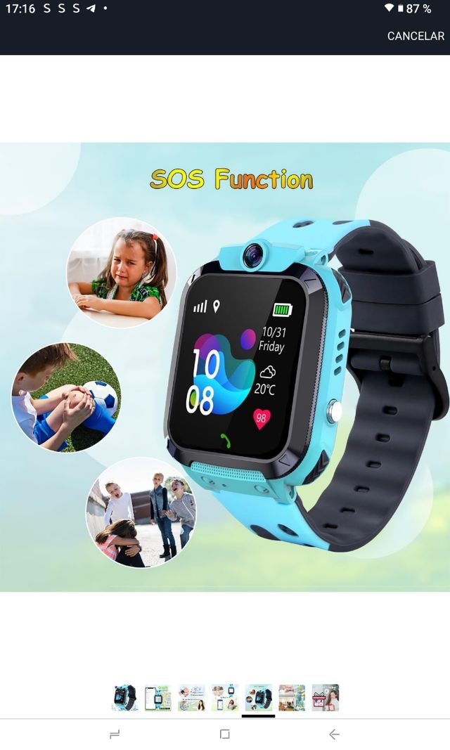 Smartwatch Infantil - rosa