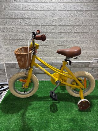 Bicicleta niño 16" amarilla