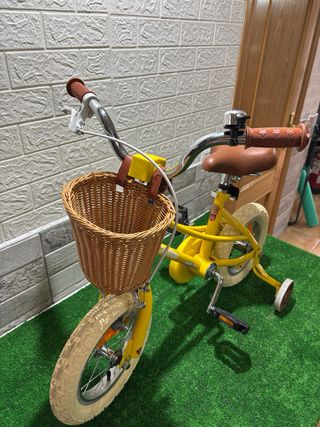 Bicicleta niño 16" amarilla
