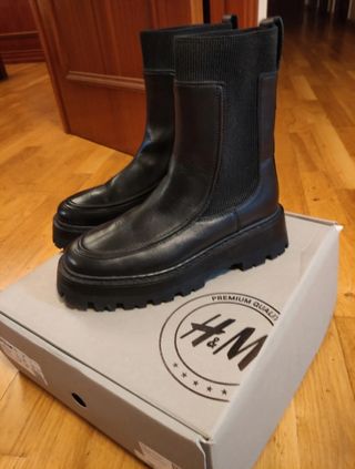 Botas negras H&M - Piel