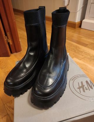 Botas negras H&M - Piel