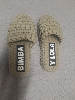 BIMBA Y LOLA - Chanclas verdes