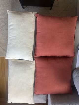 Cojines decorativos - algodón y lino