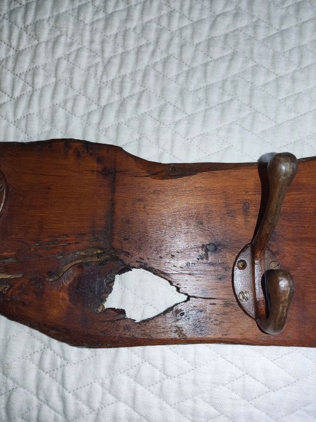 Perchero rústico madera Tejo