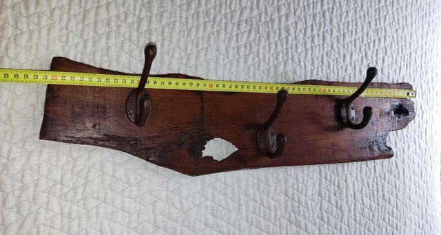 Perchero rústico madera Tejo