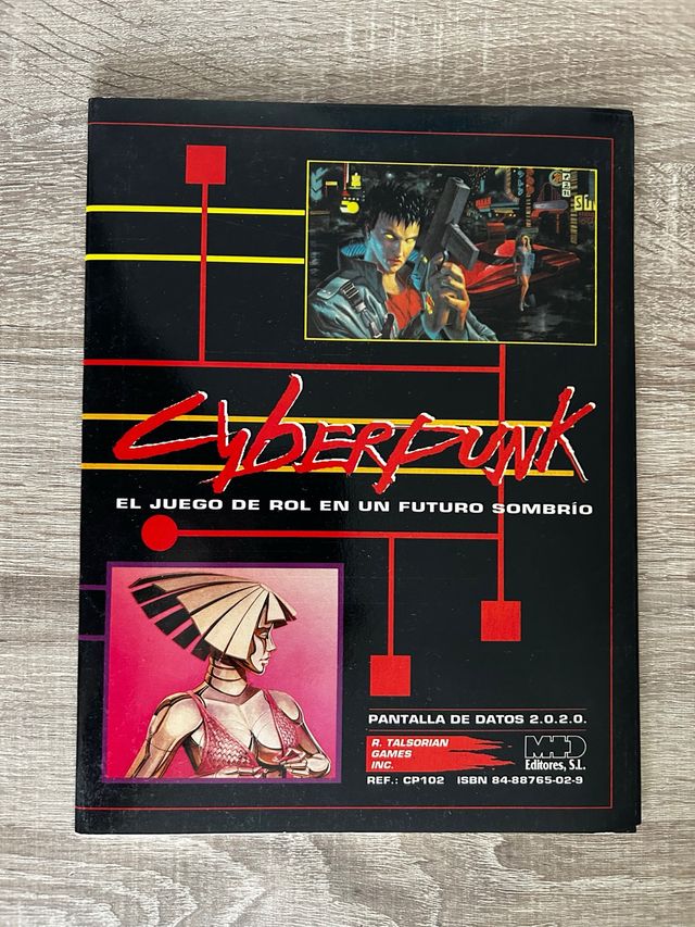 Pantalla máster Cyberpunk 2020 y regalo GURPS