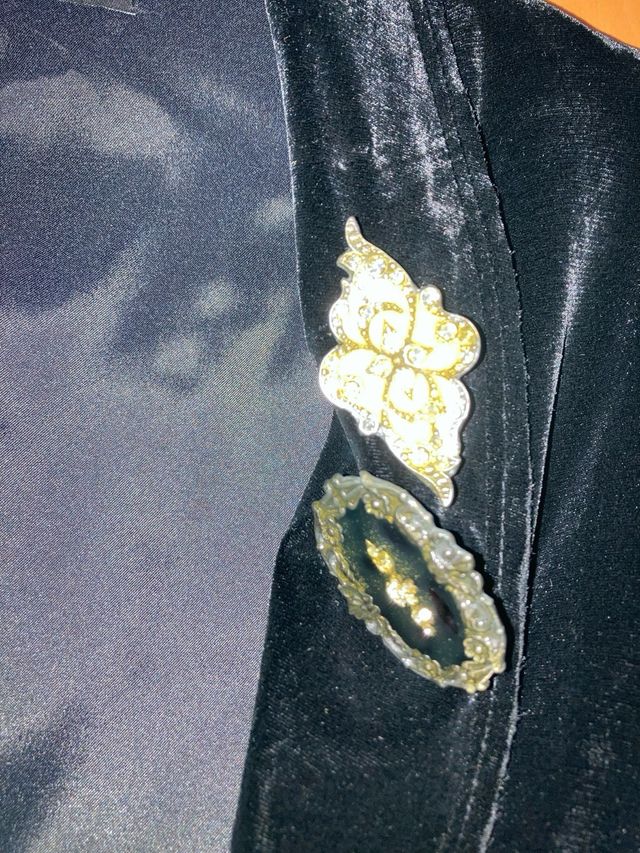 Americana terciopelo negra Atos Lombardini