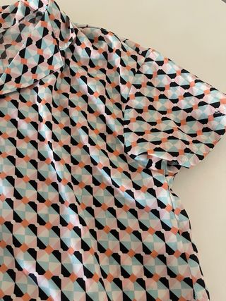 Conjunto corto retro multicolor