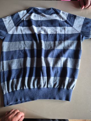 Maglione Conbipel blu e grigio