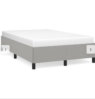 Cama Gris Claro 120x200cm - Tela