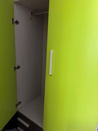Habitación completa juvenil para dos color verde