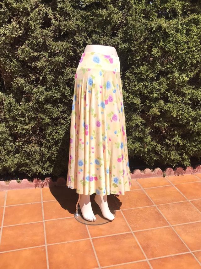 Falda larga circular baile flamenco ballroom 36