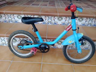 Bicicleta niño Btwin 12" azul