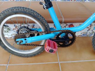 Bicicleta niño Btwin 12" azul