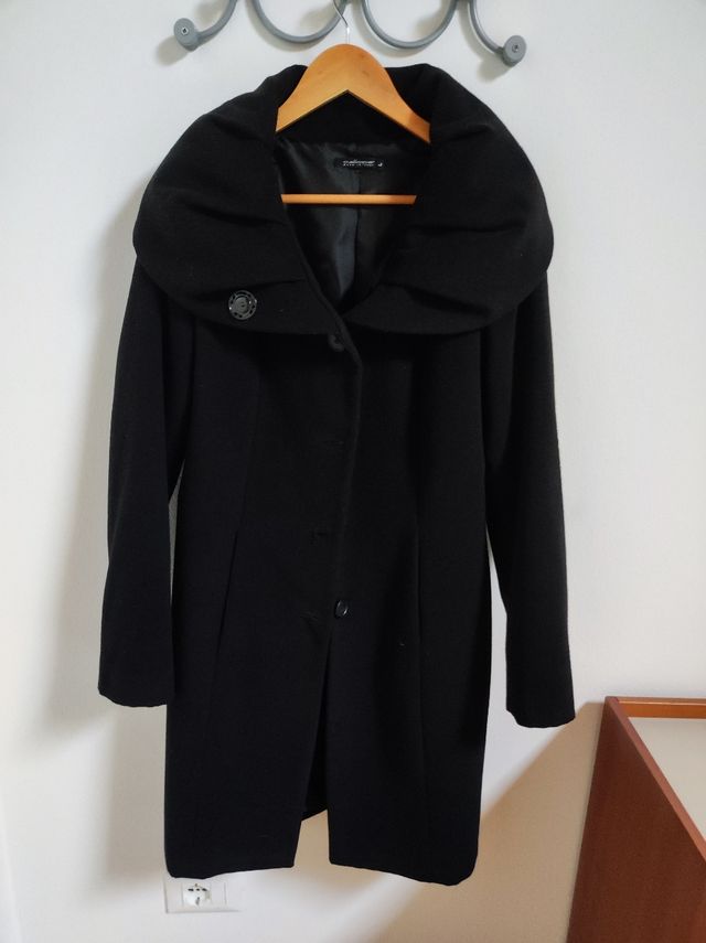 Cappotto nero Calliope, taglia M/L