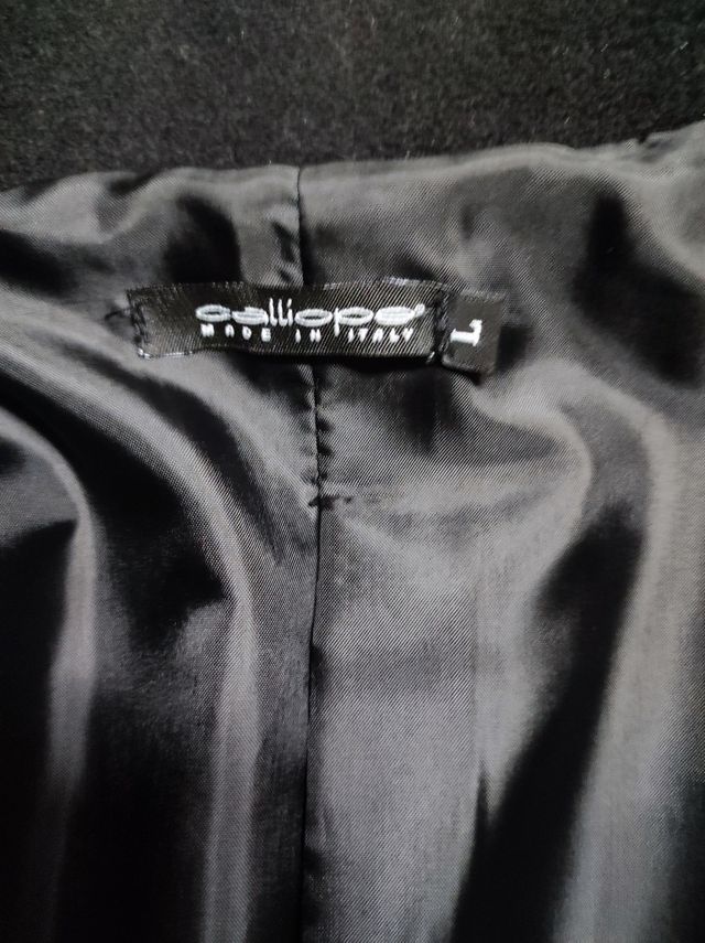 Cappotto nero Calliope, taglia M/L