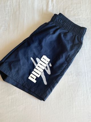 Bermudas/Bañador Puma niño - Azul , Talla 10