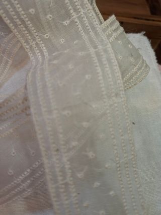 Tira organza antigua 3,60m