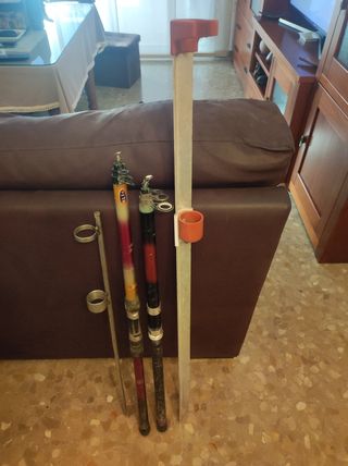 Lote Cañas Carretes Pesca