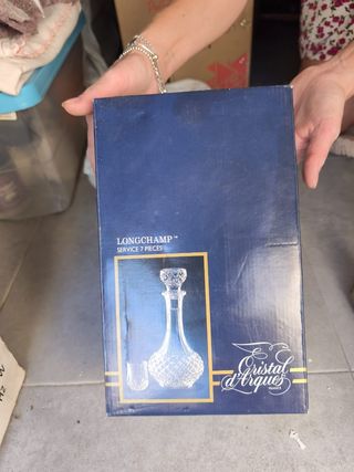 Juego licor Longchamp Cristal d'Arques