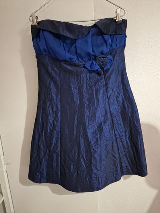 Vestido azul ceremonia