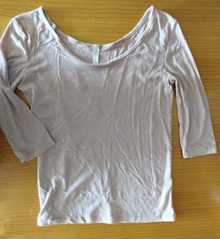 Camiseta Sfera beige manga 3/4 talla S