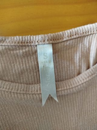 Camiseta Sfera beige manga 3/4 talla S