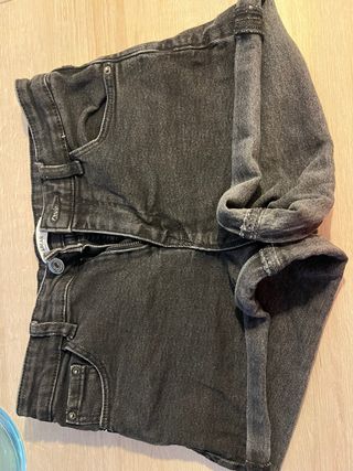 Shorts vaqueros negros