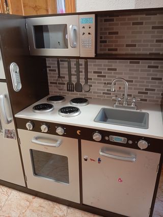 Cocina juguete infantil de madera