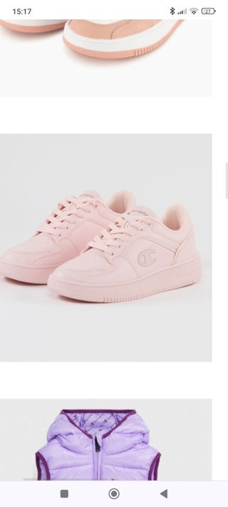Zapatillas Champion niña rosa