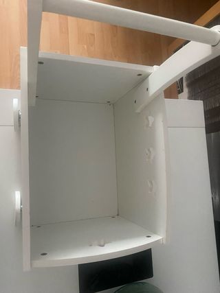 Carrito almacenaje juguetes blanco