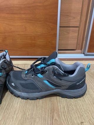 Zapatillas Quechua montaña impermeables talla 40