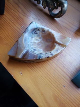 Cenicero de piedra semipreciosa ágata  Decorativo