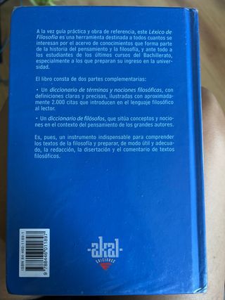 Léxico de filosofía (Diccionarios Para La Ensen...